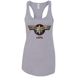 Marvel Captain Marvel Movie Chest Symbol Women Tank Top