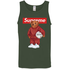 Supreme Bear Sport T-shirt Men Cotton Tank Men Cotton Tank - parenttees