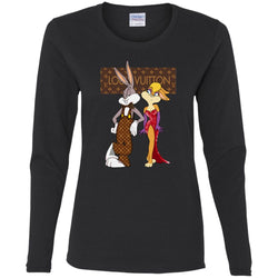 Louis Vuitton Rabbit Love Family T-shirt Women Long Sleeve Shirt