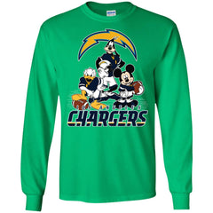 Mickey Mouse Los Angeles Chargers American Football Nfl Sports Shirt Men Long Sleeve Shirt Men Long Sleeve Shirt - parenttees