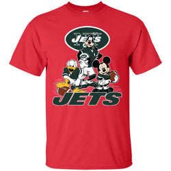 Mickey Mouse New York Jets American Football Nfl Sports Shirt Men Cotton T-Shirt