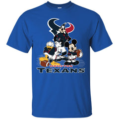 Mickey Mouse Houston Texans American Football Nfl Sports Shirt Men Cotton T-Shirt Men Cotton T-Shirt - parenttees