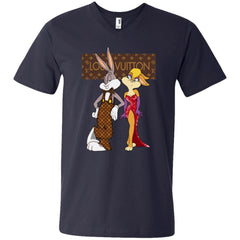 Louis Vuitton Rabbit Love Family T-shirt Men V-Neck T-Shirt Men V-Neck T-Shirt - parenttees