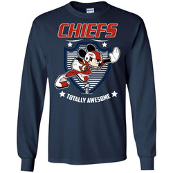 Nfl – Kansas City Chiefs Totally Awesome Mickey Mouse Super Bowl 2019 Football Men Long Sleeve Shirt