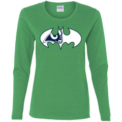 We Are The Los Angeles Rams Batman Nfl Mashup Women Long Sleeve Shirt Women Long Sleeve Shirt - parenttees