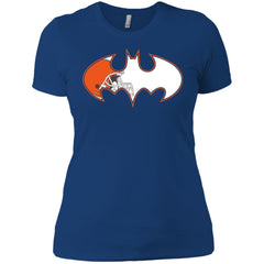 We Are The Cleveland Browns Batman Nfl Mashup Women Cotton T-Shirt Women Cotton T-Shirt - parenttees