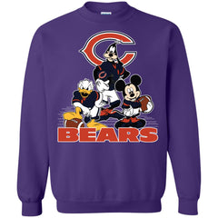 Mickey Mouse Chicago Bears American Football Nfl Sports Shirt Crewneck Pullover Sweatshirt Crewneck Pullover Sweatshirt - parenttees