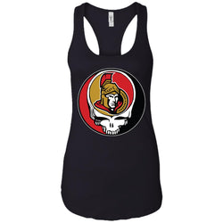 Ottawa Senators Grateful Dead Steal Your Face Hockey Nhl Shirts Women Tank Top