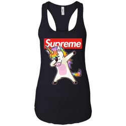 Supreme Unicorn T-shirt Dance Dabbing Unicorn Women Tank Top