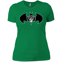 We Are The Oakland Raiders Batman Nfl Mashup Women Cotton T-Shirt Women Cotton T-Shirt - parenttees