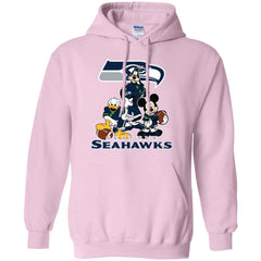 Mickey Mouse Seattle Seahawks American Football Nfl Sports Shirt Pullover Hoodie Sweatshirt Pullover Hoodie Sweatshirt - parenttees