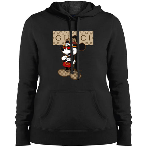 Gucci Mickey T-shirt So Baby Shirt Women Hooded Sweatshirt Black / X-Small Women Hooded Sweatshirt - parenttees