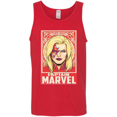 Captain Marvel Ornament Men Cotton Tank Men Cotton Tank - parenttees