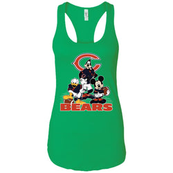 Mickey Mouse Chicago Bears American Football Nfl Sports Shirt Women Tank Top