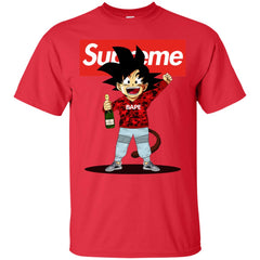 Supreme Songoku T-shirt Men Cotton T-Shirt Men Cotton T-Shirt - parenttees