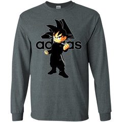 Goku Adidas Black T-shirt Men Long Sleeve Shirt Men Long Sleeve Shirt - parenttees