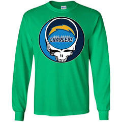 Los Angeles Chargers Grateful Dead Steal Your Face Football Nfl Shirts Men Long Sleeve Shirt Men Long Sleeve Shirt - parenttees