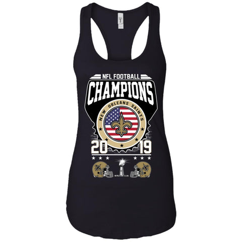 Nfl – Football Champions New Orleans Saints Super Bowl 2019 Women Tank Top Black / X-Small Women Tank Top - parenttees