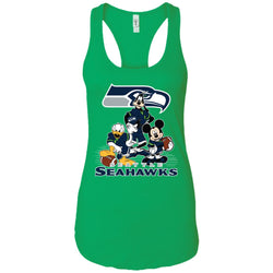 Mickey Mouse Seattle Seahawks American Football Nfl Sports Shirt Women Tank Top