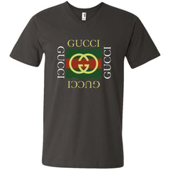 Gucci Logo Gift T-shirt Men V-Neck T-Shirt Men V-Neck T-Shirt - parenttees