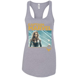 Captain Marvel Vintage Movie Poster Style Women Tank Top