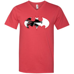 We Are The Atlanta Falcons Batman Nfl Mashup Men V-Neck T-Shirt