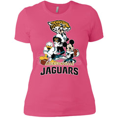 Mickey Mouse Jacksonville Jaguar American Football Nfl Sports Shirt Women Cotton T-Shirt Women Cotton T-Shirt - parenttees