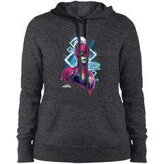 Marvel Captain Marvel Space Glow Neon Women Hooded Sweatshirt Women Hooded Sweatshirt - parenttees