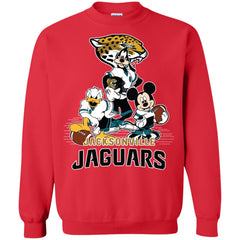 Mickey Mouse Jacksonville Jaguar American Football Nfl Sports Shirt Crewneck Pullover Sweatshirt Crewneck Pullover Sweatshirt - parenttees