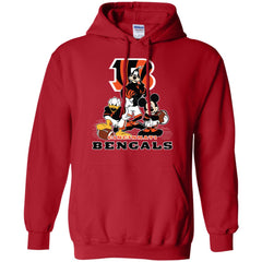 Mickey Mouse Cincinnati Bengals American Football Nfl Sports Shirt Pullover Hoodie Sweatshirt Pullover Hoodie Sweatshirt - parenttees