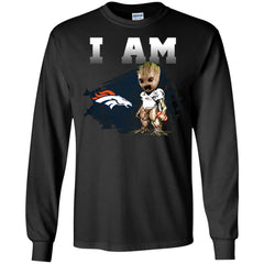 Nfl Denver Broncos I Am Groot T-shirt Men Long Sleeve Shirt Men Long Sleeve Shirt - parenttees