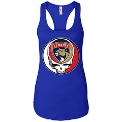 Florida Panthers Grateful Dead Steal Your Face Hockey Nhl Shirts Women Tank Top Women Tank Top - parenttees