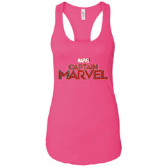 Marvel Captain Marvel Movie Logo Red Women Tank Top Women Tank Top - parenttees