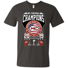 Nfl – Football Champions Kansas City Chiefs Super Bowl 2019 Men V-Neck T-Shirt Men V-Neck T-Shirt - parenttees