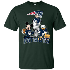 Nfl - New England Patriots Donald Duck Goofy Mickey Mouse Super Bowl 2019 Football Men Cotton T-Shirt Men Cotton T-Shirt - parenttees