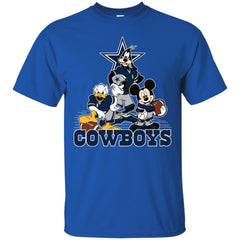 Mickey Mouse Dallas Cowboys American Football Nfl Sports Shirt Men Cotton T-Shirt Men Cotton T-Shirt - parenttees