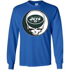 New York Jets Grateful Dead Steal Your Face Football Nfl Shirts Men Long Sleeve Shirt Men Long Sleeve Shirt - parenttees