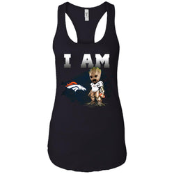 Nfl Denver Broncos I Am Groot T-shirt Women Tank Top