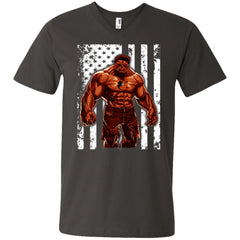 Mlb Giants Hulk Baltimore Orioles T-shirt Flag Men V-Neck T-Shirt Men V-Neck T-Shirt - parenttees