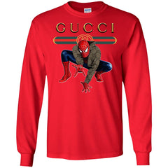 Spider Man Gucci Funny  Trend T- Shirt Men Long Sleeve Shirt Men Long Sleeve Shirt - parenttees