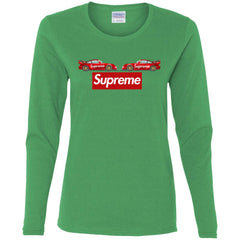 Best Supreme Car T-shirt Women Long Sleeve Shirt Women Long Sleeve Shirt - parenttees