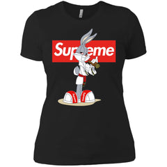 Supreme Rabbit Smoking T-shirt Women Cotton T-Shirt Women Cotton T-Shirt - parenttees