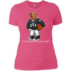 Polo Bear Ralph Lauren Shirt Women Cotton T-Shirt Women Cotton T-Shirt - parenttees