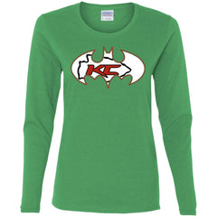 We Are The Kansas City Chiefs Batman Nfl Mashup Women Long Sleeve Shirt Women Long Sleeve Shirt - parenttees