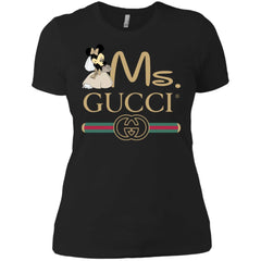 Ms Minnie Gucci Couple Disney Shirt Valentine's Day T-shirt Women Cotton T-Shirt Women Cotton T-Shirt - parenttees