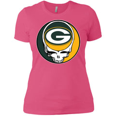 Green Bay Packer Grateful Dead Steal Your Face Football Nfl Shirts Women Cotton T-Shirt Women Cotton T-Shirt - parenttees