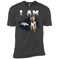 Nfl Denver Broncos I Am Groot T-shirt Men Short Sleeve T-Shirt Men Short Sleeve T-Shirt - parenttees