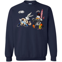 Star Wars T-shirts Rabbit Vs Duck Donald Funny Crewneck Pullover Sweatshirt Crewneck Pullover Sweatshirt - parenttees