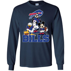 Mickey Mouse Buffalo Bills American Football Nfl Sports Shirt Men Long Sleeve Shirt