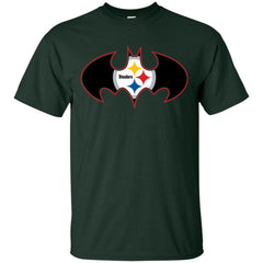 We Are The Pittsburgh Steelers Batman Nfl Mashup Men Cotton T-Shirt Men Cotton T-Shirt - parenttees